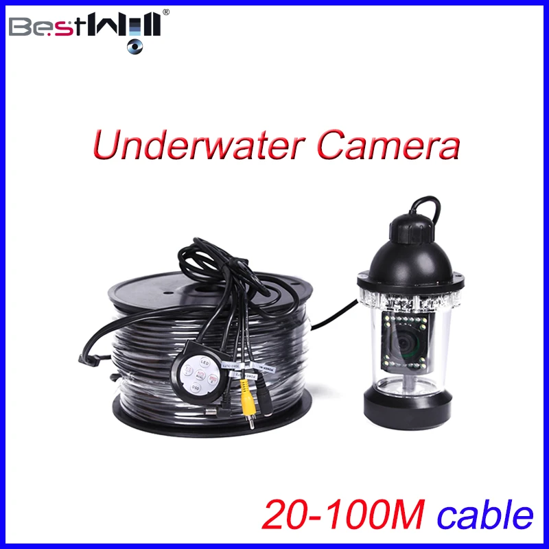 Бесплатная доставка HD 600 TVL CR006B с кабелем 20 100 м подводная камера 360 градусов