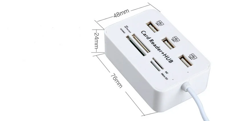 Cliry Мульти Микро USB концентратор 2 0 OTG комбинированный сплиттер SD TF кардридер