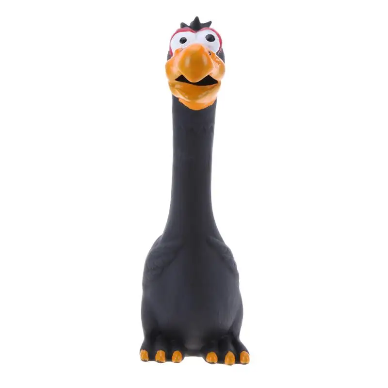 20cm 1 шт. игрушка для собак Щенок кричащая резиновая курица игрушка для собак латексный пищалка Жевательная дрессировка товары для домашних животных - Цвет: 20cm