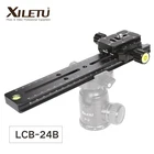 XILETU LCB-24B Track Dolly 240 мм узловой слайдер Фокусировочный рельсовый зажим и QR пластина подходит Arca Swiss для DSLR камеры Canon