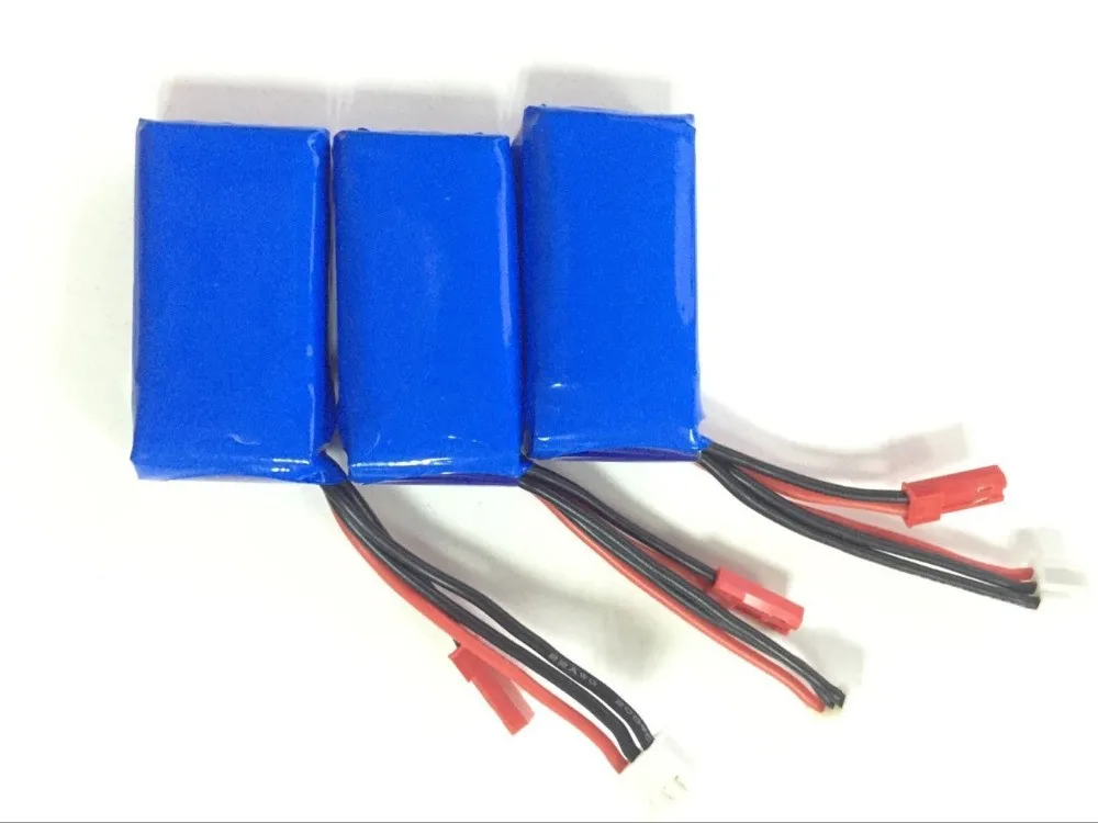 3 шт./лот 7,4 V 400 мА/ч, 20C Lipo Батарея для RC автомобиль для дистанционно управляемого летательного аппарата для 4,3 дюймов с видом от первого лица Экран