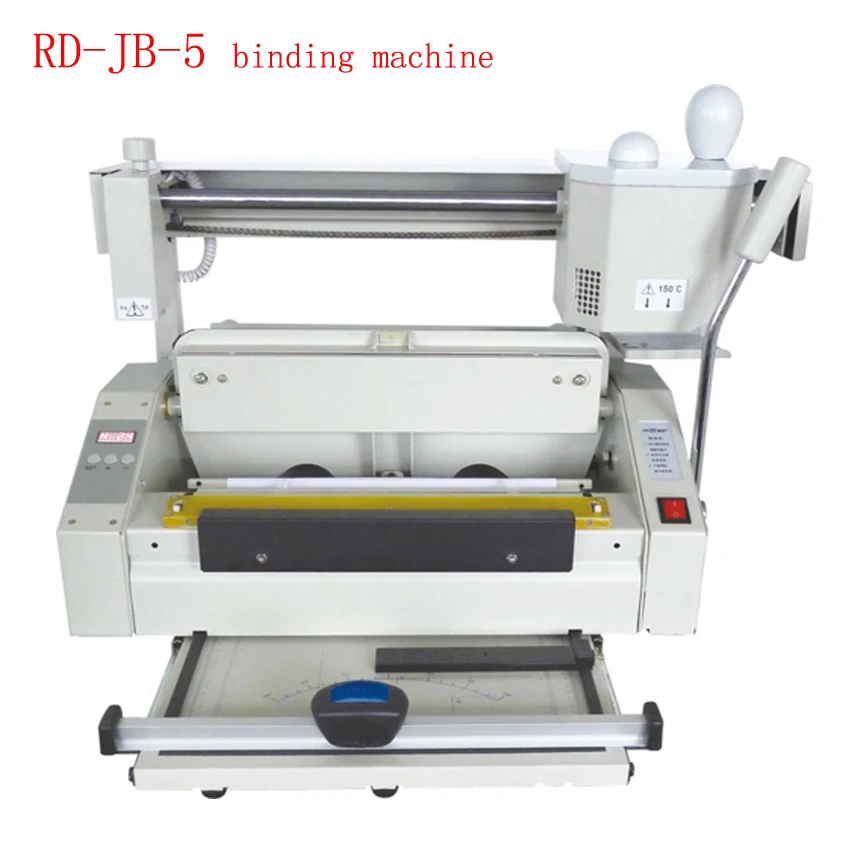 RD-JB-5 A3 Desktop Hot melt glue binding machine glue book binder binding machine for Print Copy Store Office Library Publishing
