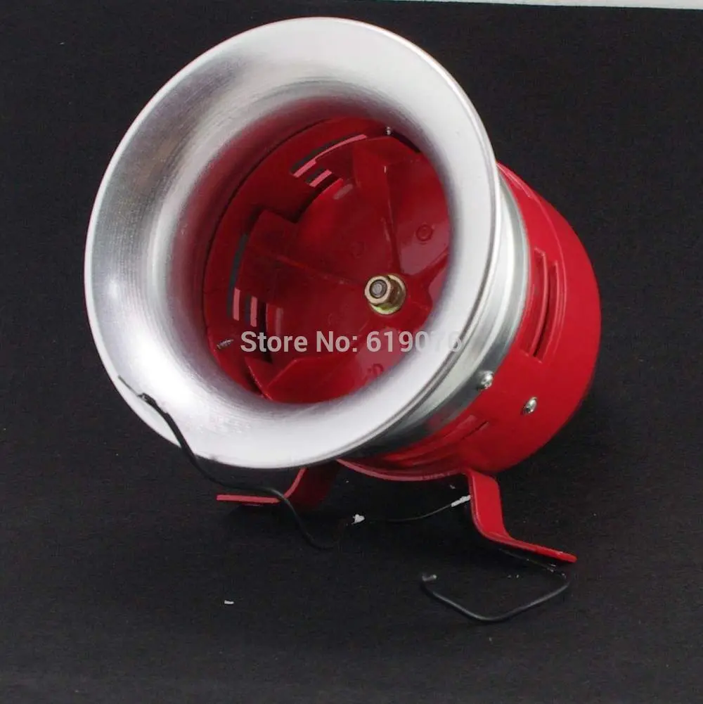 

DC 24V Mini Motor Driven Air Raid Siren Horn For Car Truck Alarm MS-390