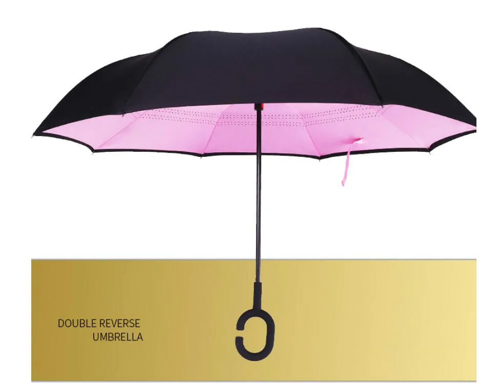 Double-deck C-type reverse umbrella without holding automobile free shipping | Дом и сад