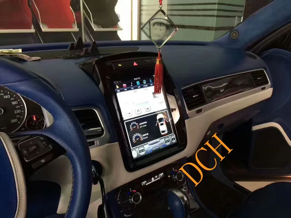 10,4 ''Тесла стиль Android 8,1 Авто DVD gps навигация для Volkswagen touare-g 2010- PX6 CARPLAY Радио Стерео ips авто