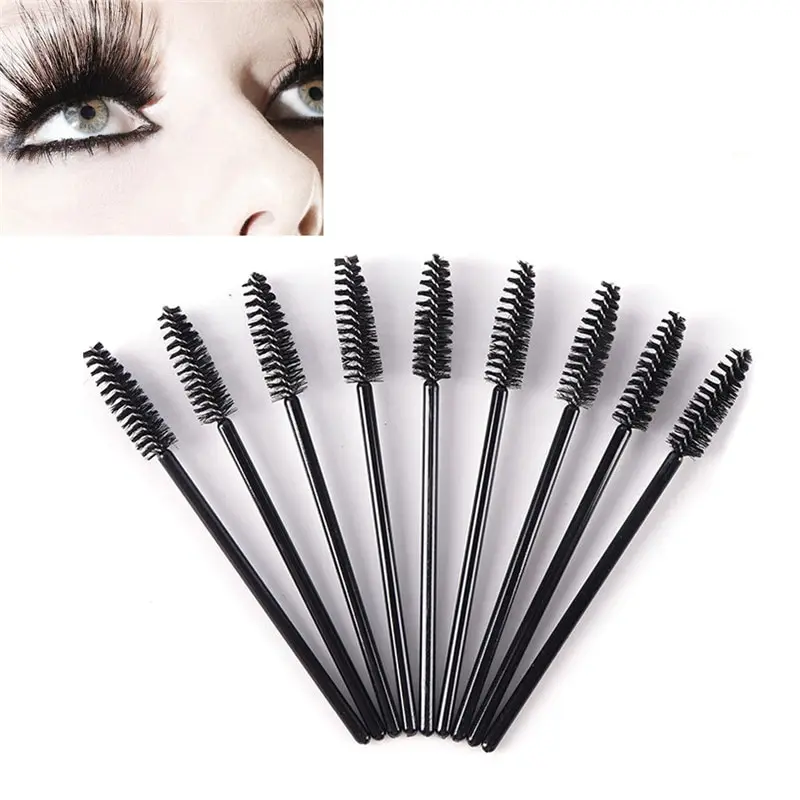 100 шт./упак. тушь для ресниц палочки кисти щетка-Расческа мотальные набор