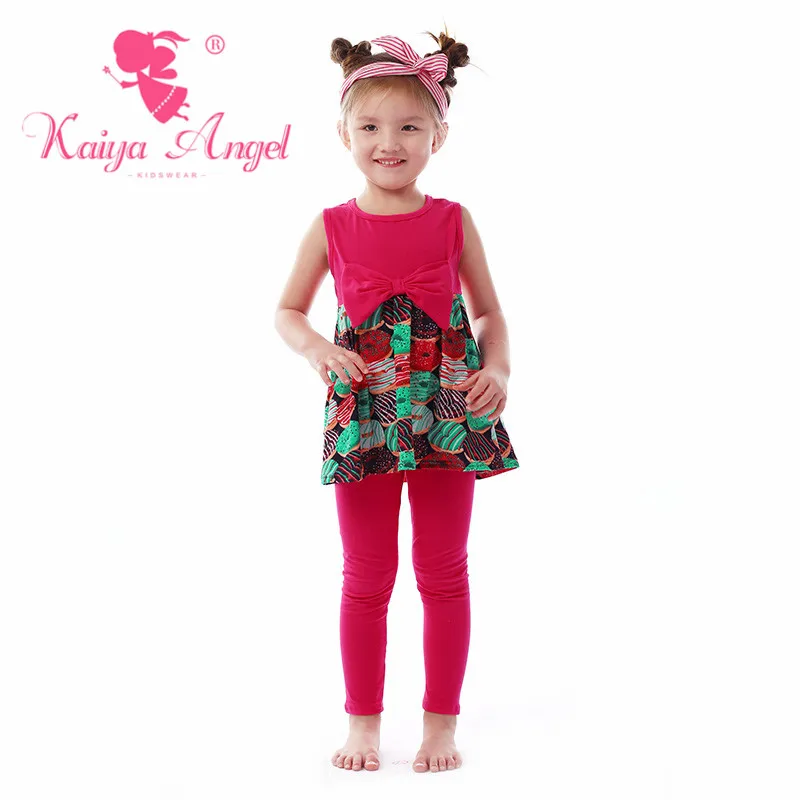Kaiya Angel/детская одежда для малышей цветные пончики цвет розовый красный хлопковая