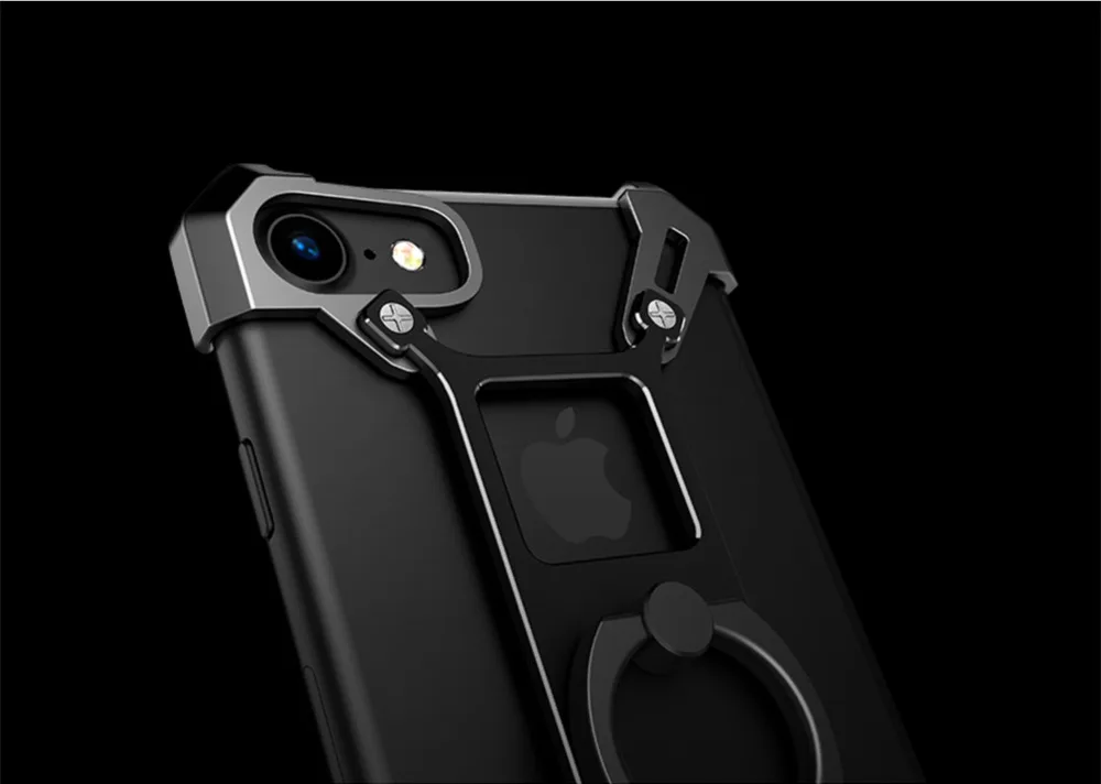 Чехол NILLKIN Barde для iPhone7 с металлическим покрытием, чехол-бампер с кольцом-подставкой для Apple iPhone 7, 4,7 дюймов, NILKIN Frame