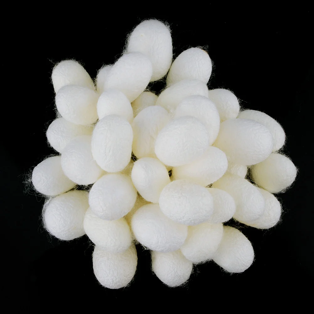 100 шт/партия Женский свежий натуральный Шелкопряд кокон красота и здоровый уход