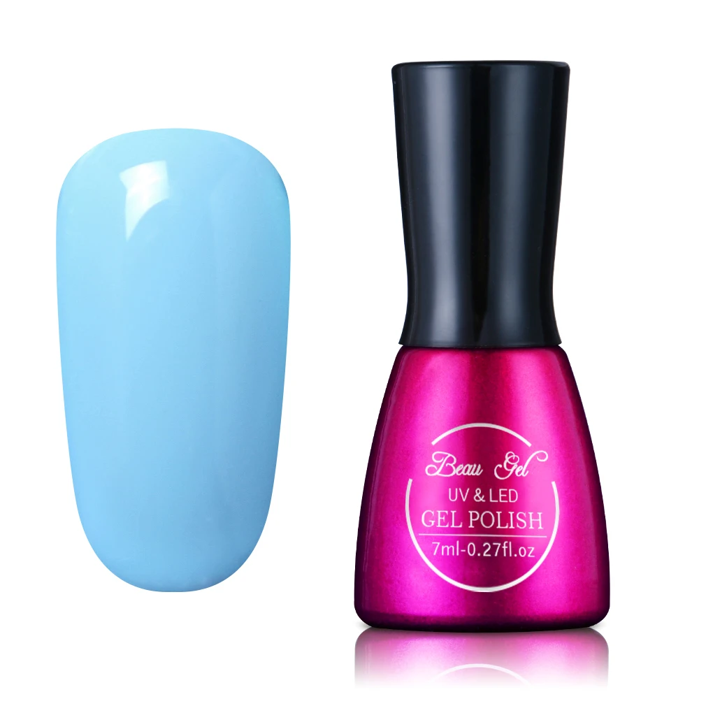 1595 Beau гель UV Vernis Полупостоянный 7 мл УФ-гель для ногтей замачиваемый долговечный светодиодный лак для ногтей, лак для ногтей - Цвет: 1595