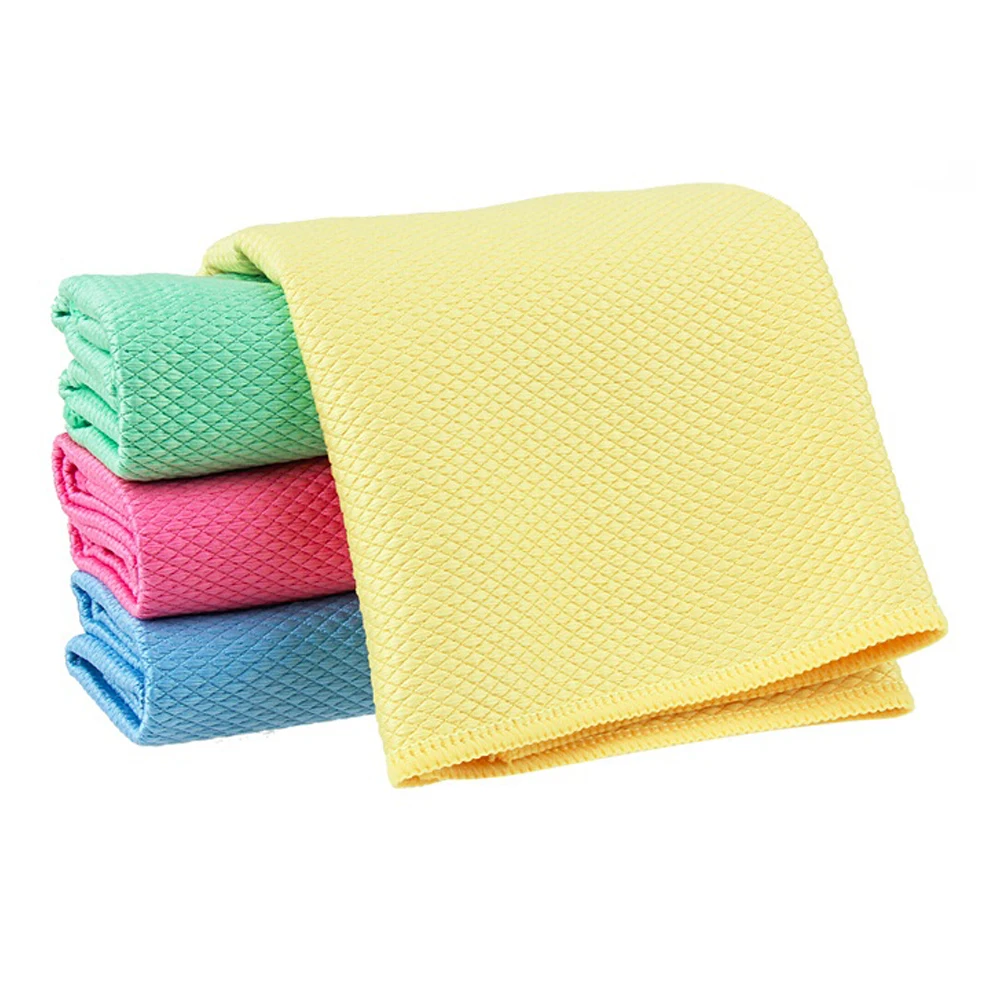 4P микрофибра чистящие салфетки водостойкие кухонные моющие сушильные полотенца