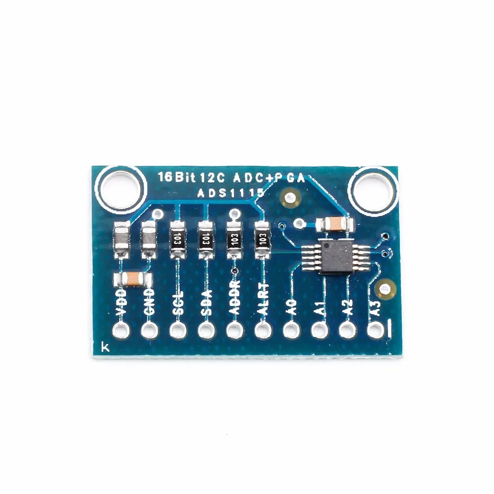 16 бит I2C ADS1115 модуль ADC 4 канала с усилителем Pro RPi 1 шт. | Электронные компоненты и