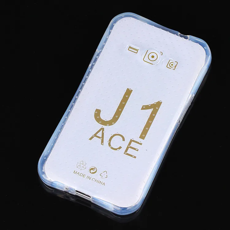 DHL 100 шт./лот ударопрочный ТПУ Прозрачный чехол для Samsung Galaxy J1 Ace/J1 Mini/J2/J3 J300/J5 J5000/J7