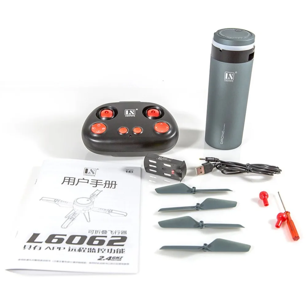 L6062Pro Smart Selfie RC складной Квадрокоптер с FPV 720 P HD широкоугольная камера высота