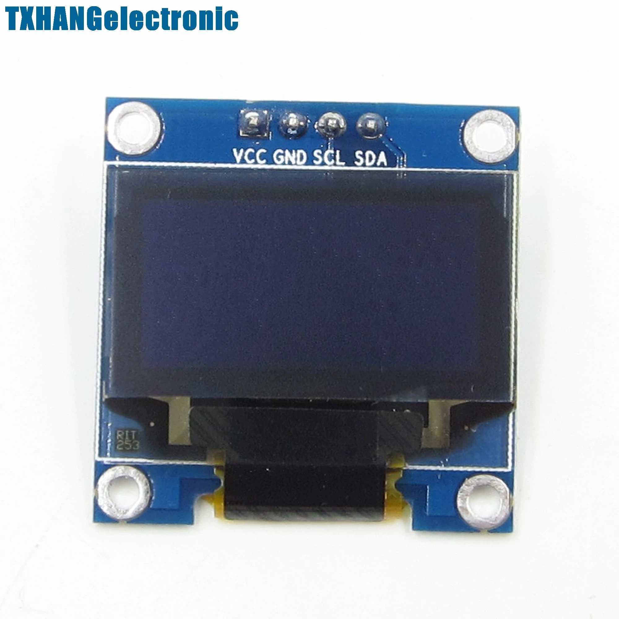 Белый 3 5 V 0 96 &quotI2C серийный 128X64 O светодиодный ЖК дисплей Дисплей модуль|led display