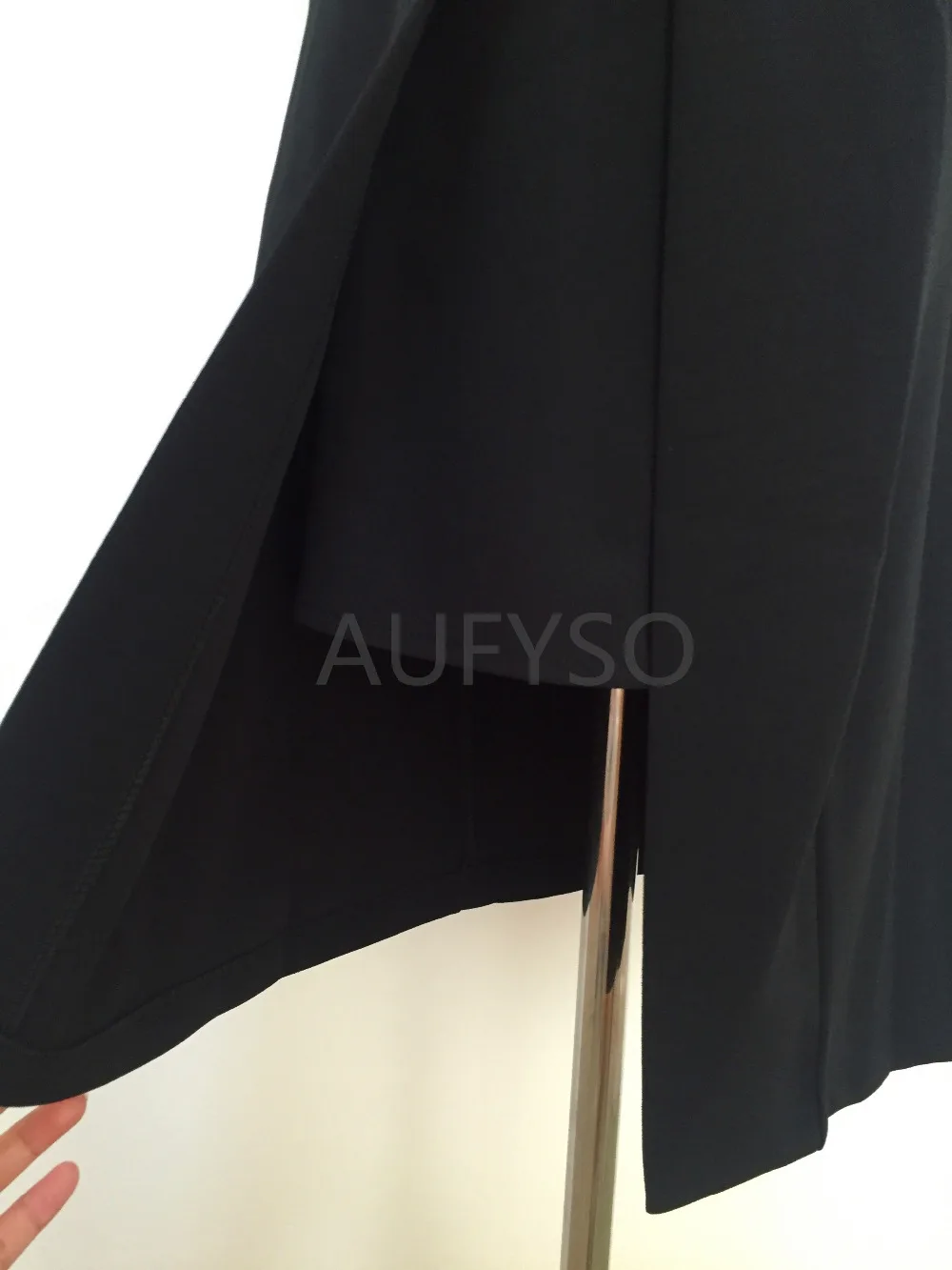 AUFYSO юбки женские 2019 Осень корейский стиль Офисная Леди Элегантное боковое