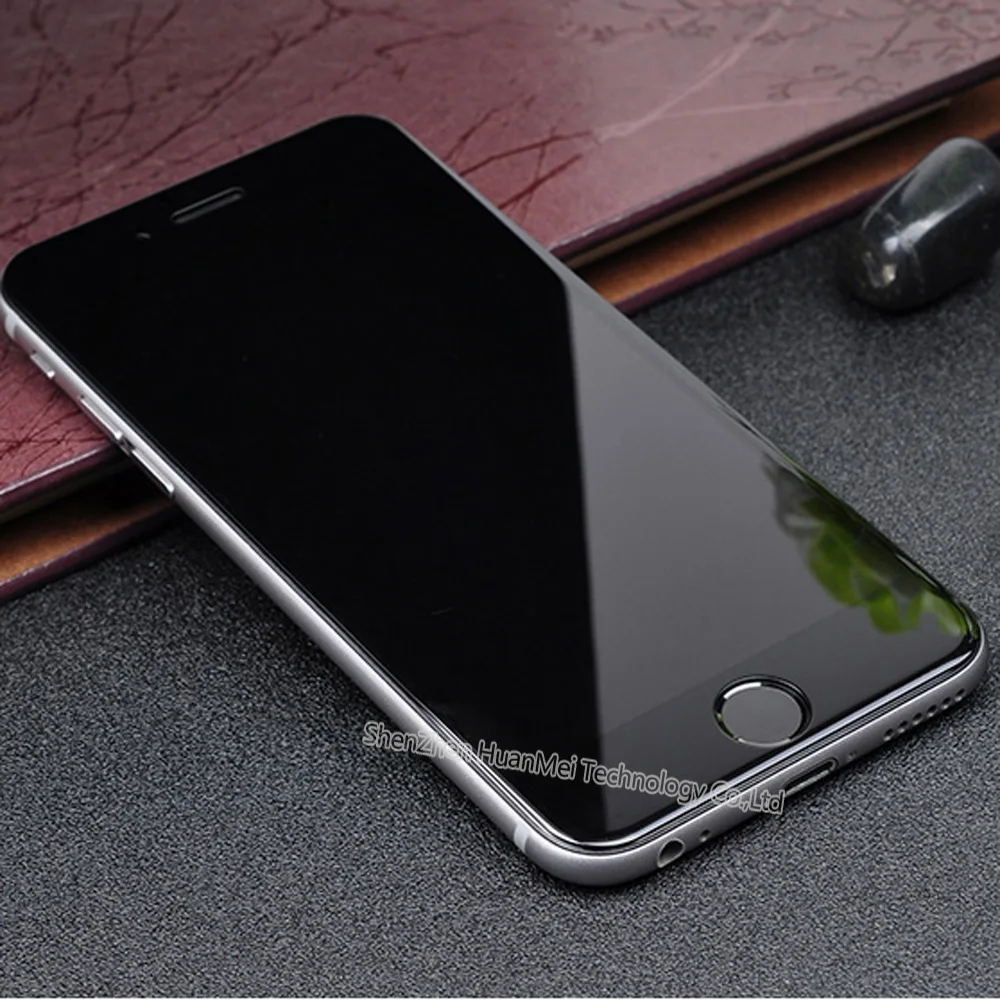 6 plus 3D изогнутый край Полное покрытие закаленное стекло передняя для iPhone 6S