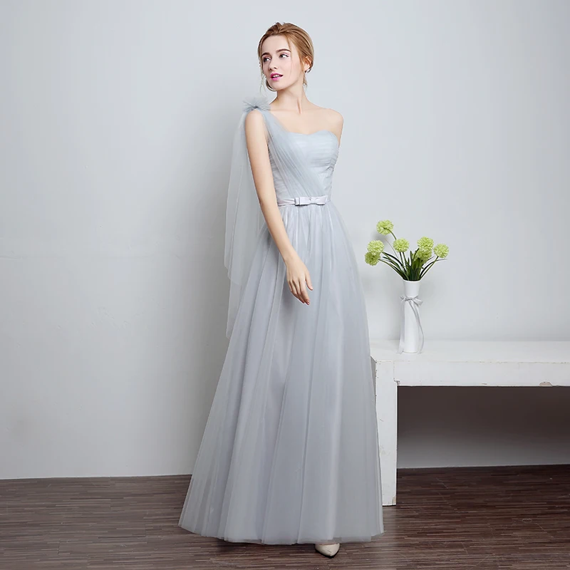 Ruthshen платье подружки невесты длинное Розовое женское невесты/Vestido Madrinha свадебное