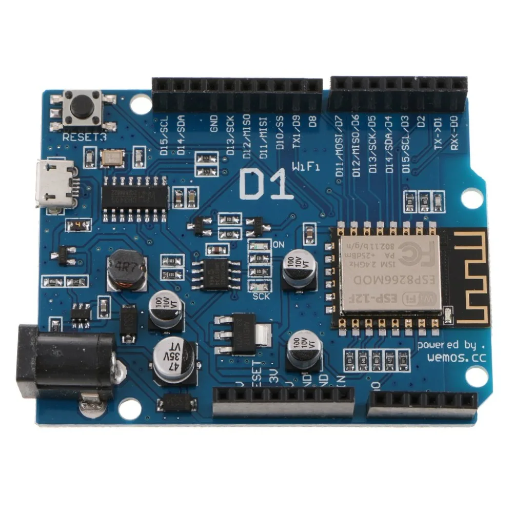 Макетная плата для WeMos D1 CH340 CH340G Wi Fi ESP8266 модуль ESP12E ESP12F Arduino IDE UNO R3 Micro USB с разъемом
