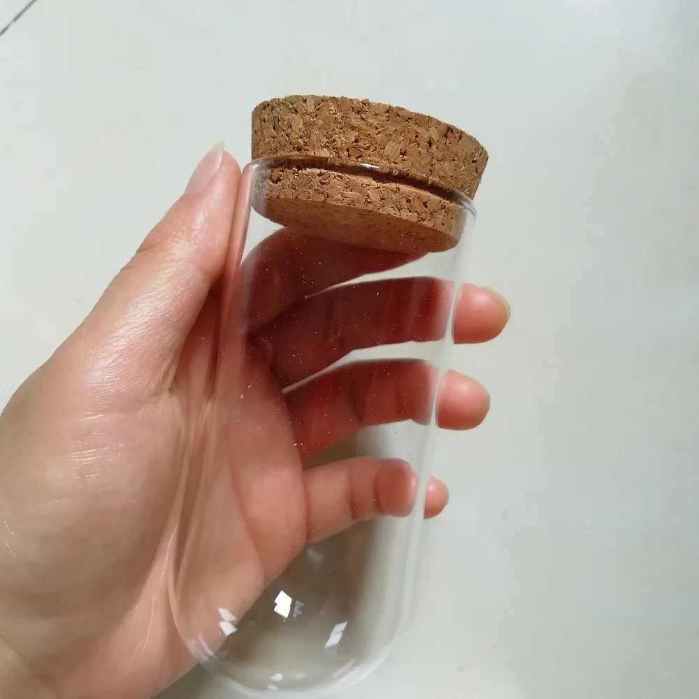 60 x Тонкая Стеклянная купольная крышка Cloche Bell Jar с круглая пробка настольная подставка Сад Свадьба DIY чехол для дисплея(5*10 см