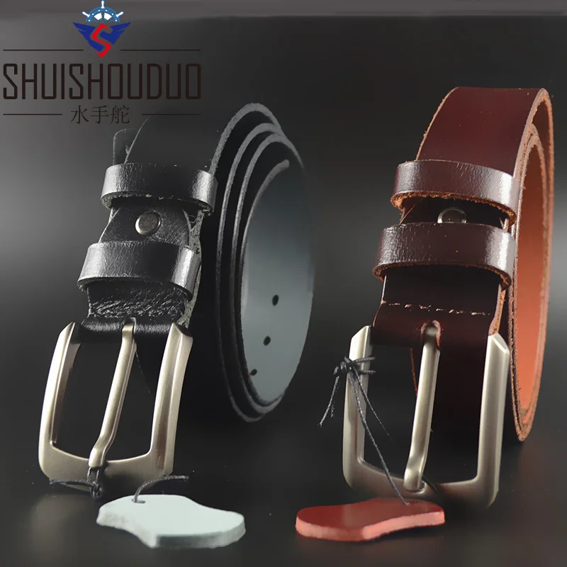 SHUISHOUDUO кожаный ремень мужской из натуральной кожи роскошный Повседневный