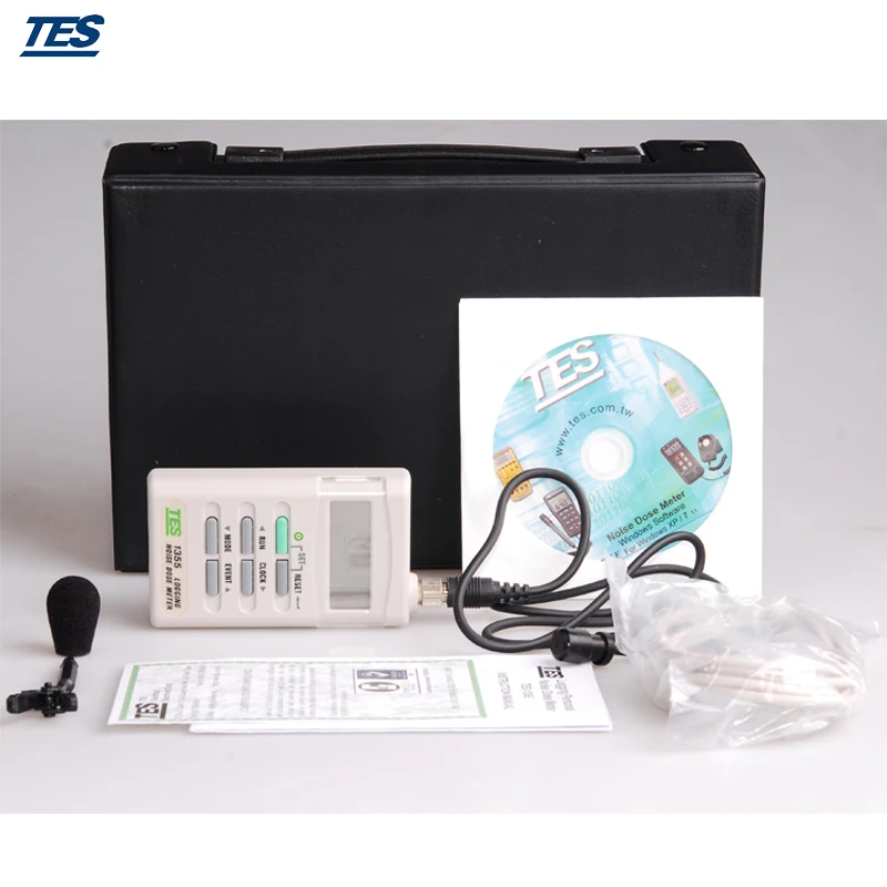 

TES1355 RS-232 Datalogging Sound Level Tester Noise Dose Meter 70-140dBA Measure Noise Dose/Exposure Time/Sound Level