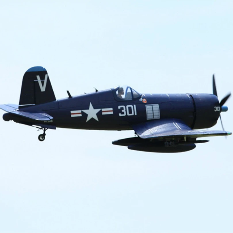 FMS 1400 мм 1 4 м F4U Corsir Blue 6CH с откидными щитками PNP RC самолет Gaint Warbird радиоуправление