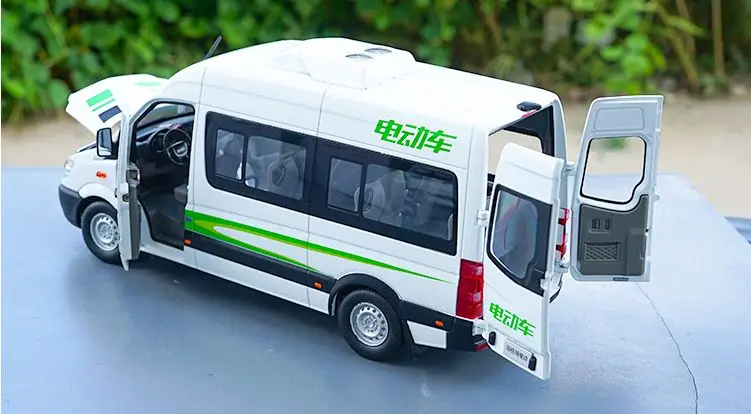 Сплав модель 1:24 Масштаб Kinglong Higer BEV чистый электрический транспорт автобус литья под давлением игрушка модель для коллекции украшения