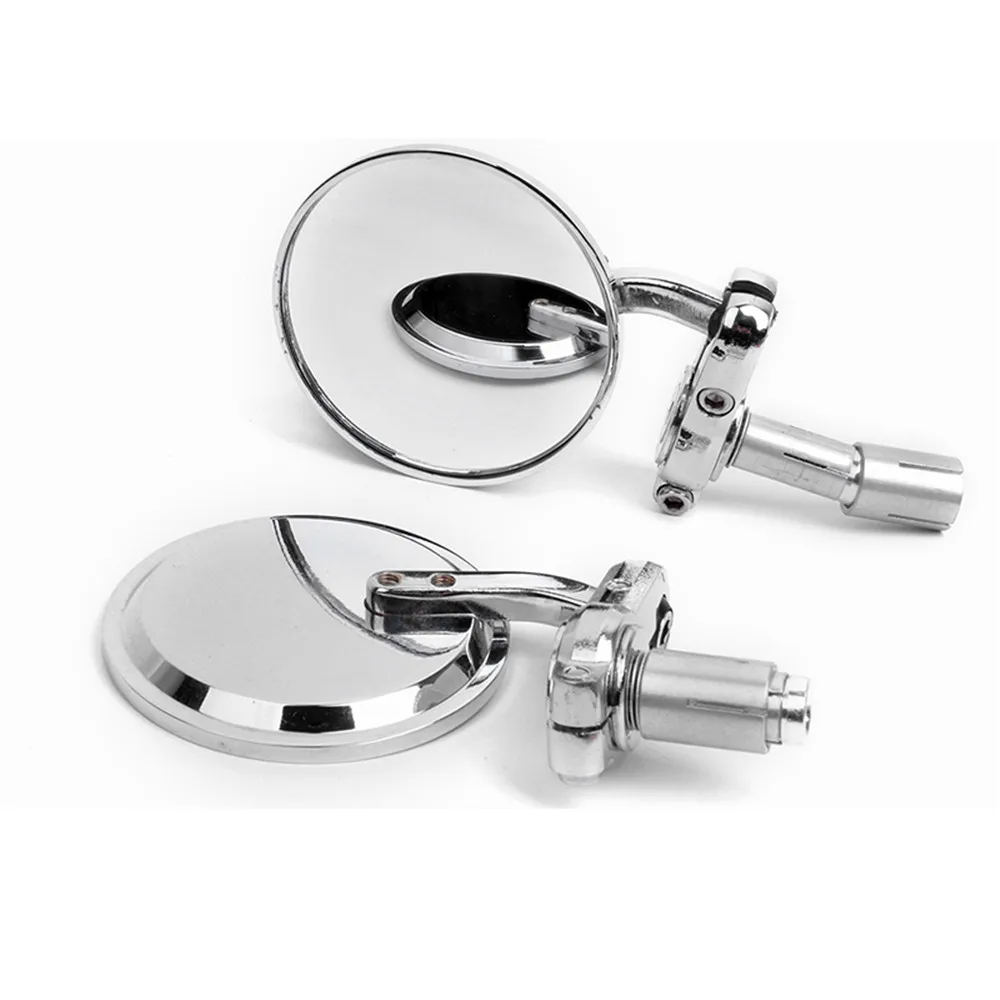 Зеркало заднего вида хромированное 3 дюйма 7/8 дюйма|chopper motorcycle accessories|motorcycle