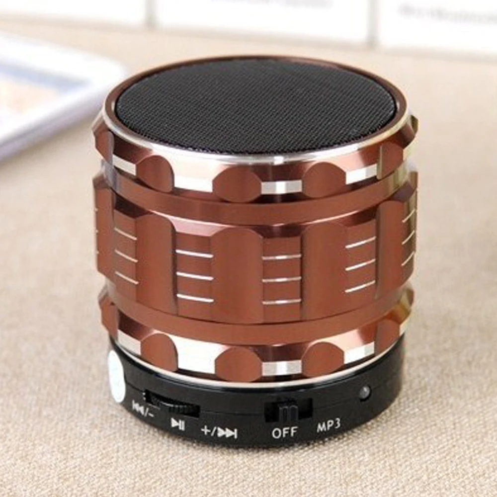 

20PCS qijiagu Fashion New S32 Wireless Portable Bluetooth Speaker with Mic Mini Stereo Bass Speaker Support FM Radio
