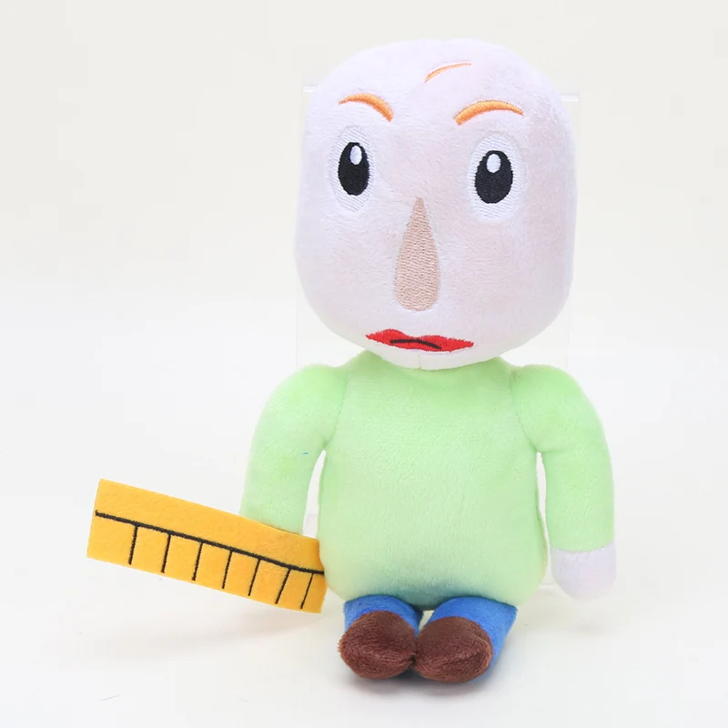 green with rule 23-25 см Baldi Basics in eduation and Learning playtime плюшевая игрушка, фигурка куклы Baldi Softs Мягкая кукла подарки на день рождения - Цвет: green with rule
