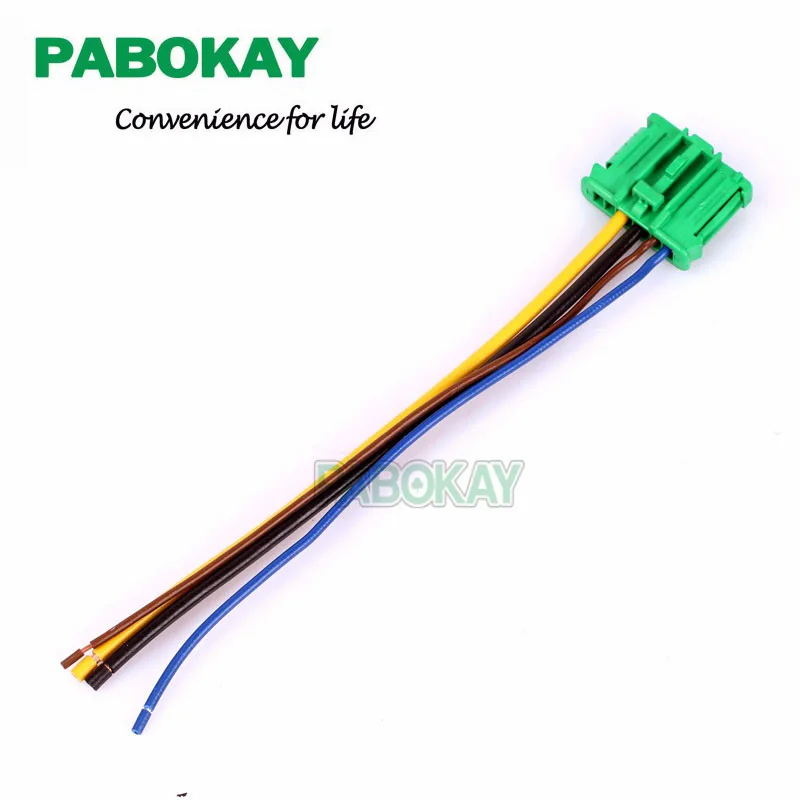 

High Quality NEW Blower Motor Heater Fan Resistor Connector/Wire For Nissan Tiida Livina Citroen Peugeot Renault 6441.L2