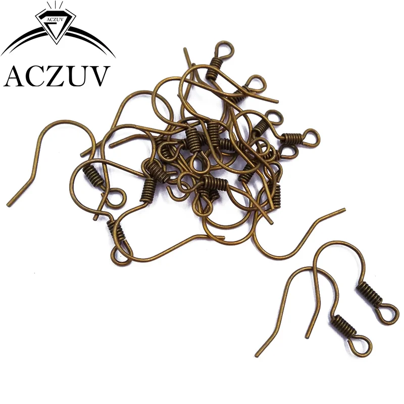 Оптовая продажа 2000 шт Серьга-пружина крючки серьги ювелирные изделия серебро