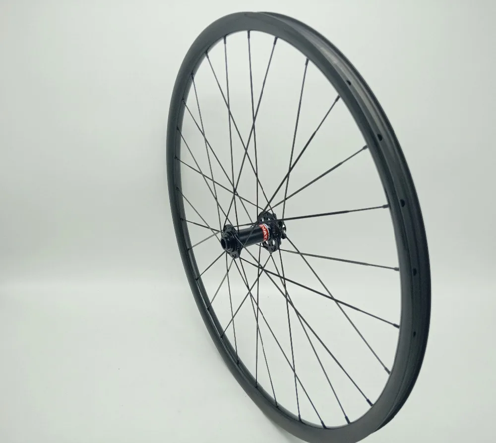 Mtb колеса Углеродные колеса mtb 29er 27,4 мм ширина 23 мм ассиметричная высота 29 клинчер бескамерные mtb Колеса 2" Углеродные mtb колеса