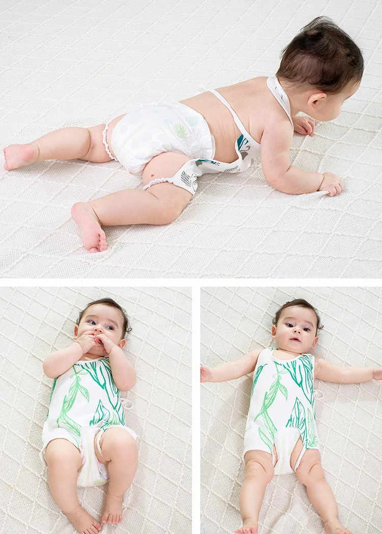 Живот ребенка Уход за тканью пижамы для детей bebe из бамбукового волокна марлевые из хлопка для малышей Детская одежда Carters летом для комбинезоны для новорожденных