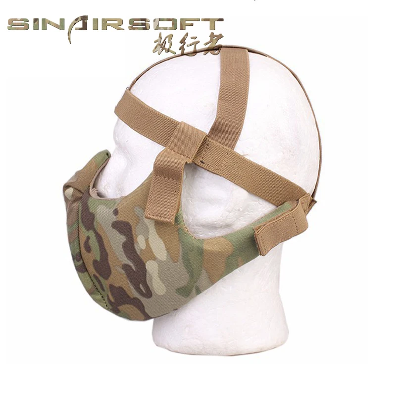 Тактическая защитная маска на половину лица SINAIRSOFT защитные очки для быстрого