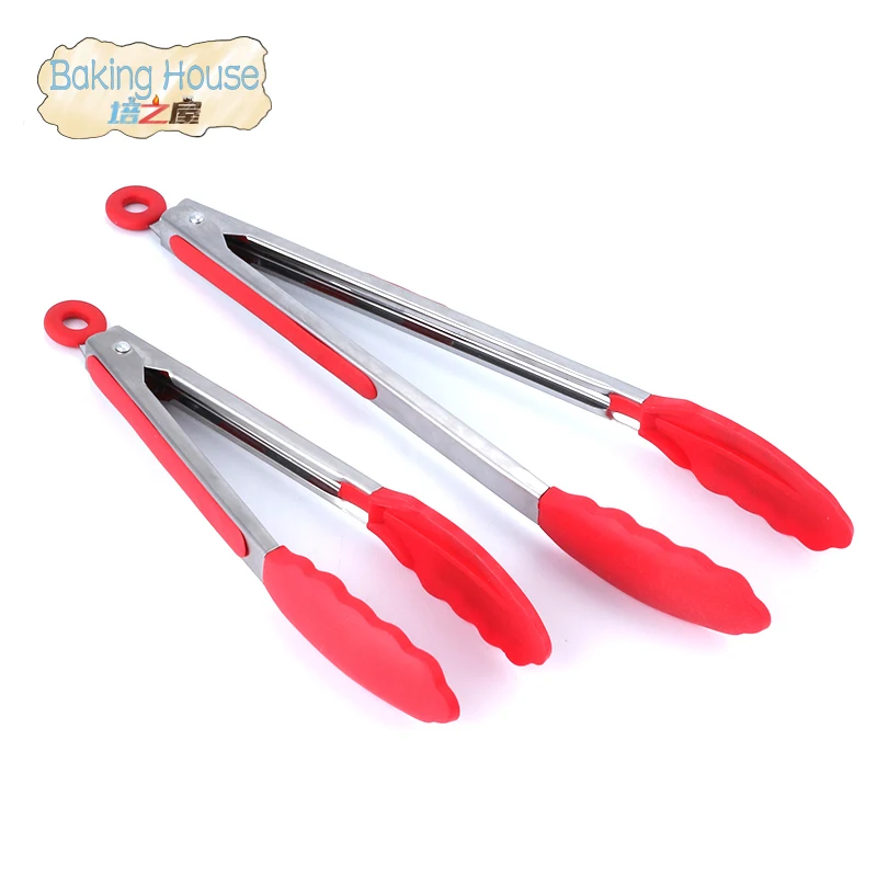 Выпечки дома 2 шт./компл. многофункциональные щипцы для барбекю силиконовый зажим