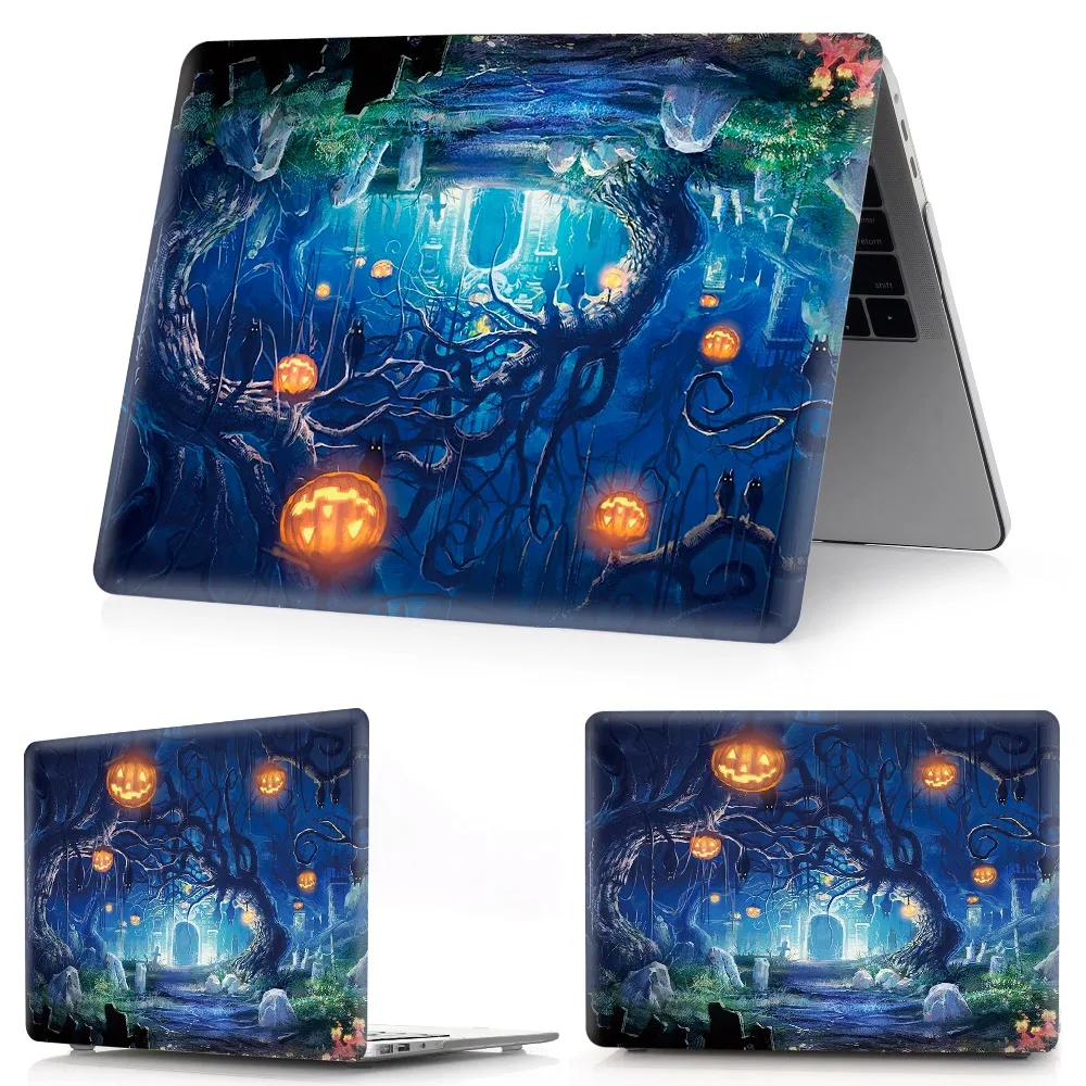 Чехол для Apple Macbook Air Pro Retina M1 чехол ноутбука с цветным принтом на Хэллоуин чип 11 12 13