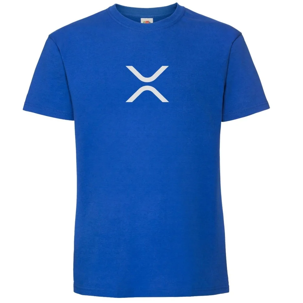 Новинка 2019 хит продаж Мужская футболка новая модная мужская Xrp (Ripple) новый логотип