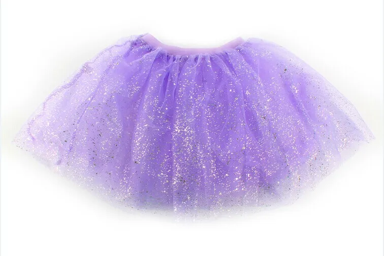 light purple Девочки шикарная фатиновая Праздничная вечерние балетные танцевальные юбки принцессы короткая юбка-пачка размеры на 2–7 л.; H3 - Цвет: light purple