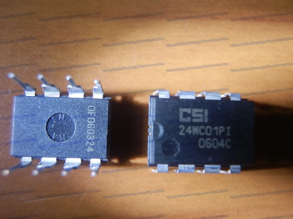 

10 шт./лот CSI 24WC01PI DIP8 1 K/2 K/4 K/8 K/16K-Bit Serial E2PROM