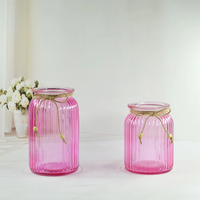 Три шт стеклянная ваза для цветов современный минималистский прозрачный Стекло Америка Стиль Настольный