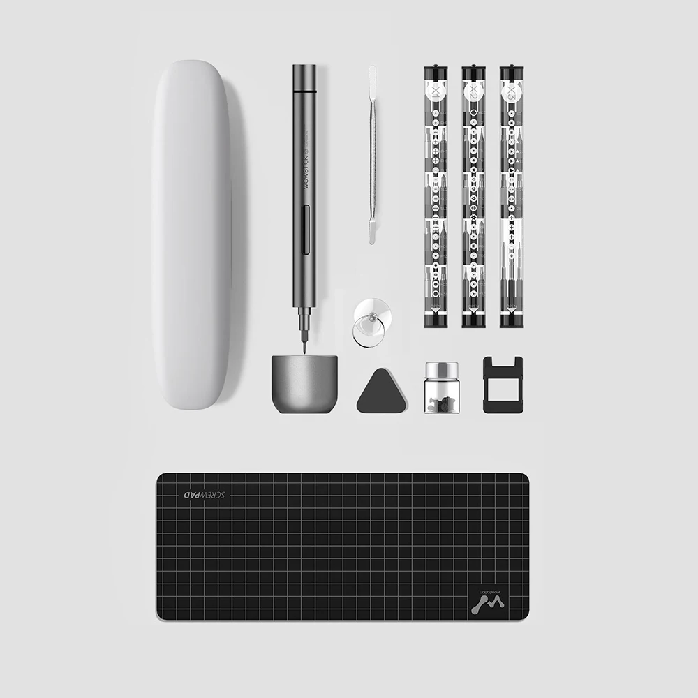 Xiaomi Mijia Wowstick 1F Pro, электрическая отвертка, перезаряжаемый беспроводной драйвер питания, светодиодный светильник, литиевая батарея