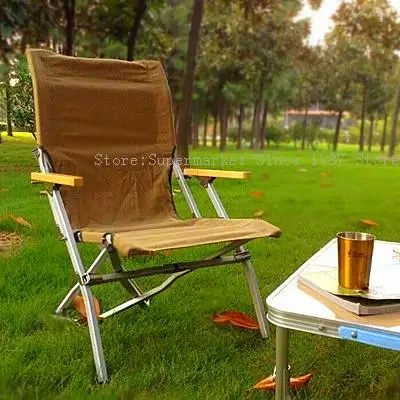 Складное кресло на улицу кемпинг барбекю Портативный Рыбалка утолщенный пляж