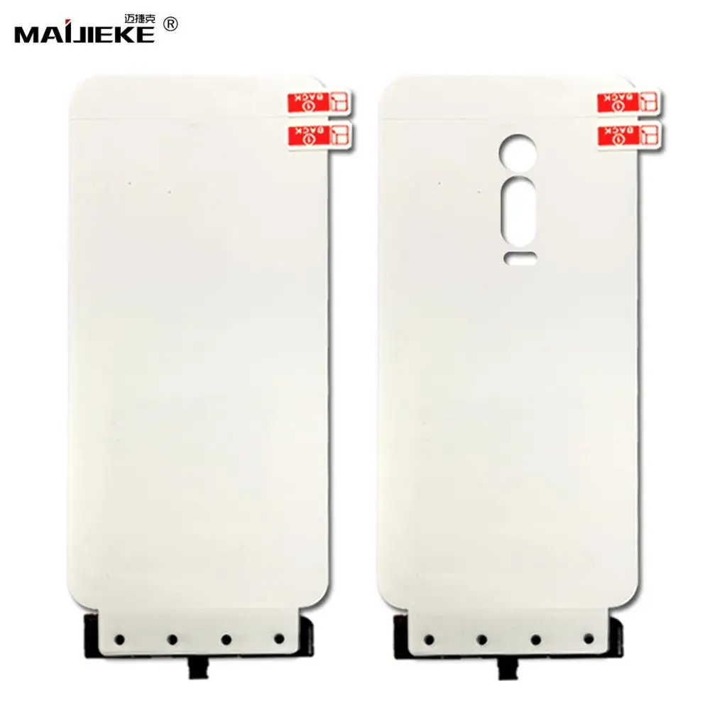 

2PCS Soft HD Front+Back Hydrogel Film for Xiaomi 9t mi 9t pro Full Cover TPU Nano Screen Protector Film with Tools Not Glass