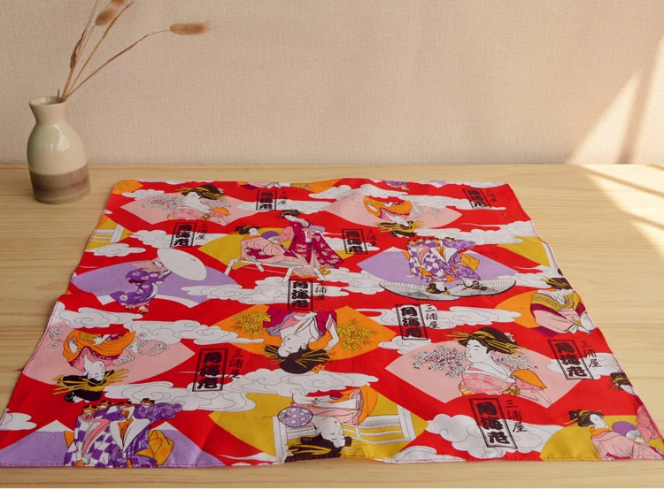 Японский хлопок furoshiki 100%/японская классика напечатанный Рисунок 50 см/много видов