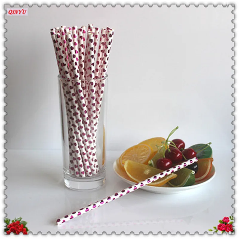 Соломинки питьевые в форме сердца 50 шт./Лот 7z|straw for kids|lot lotstraw drinks |
