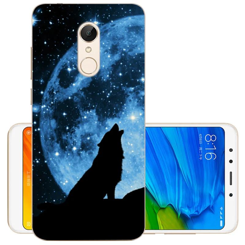 CROWNPRO для Xiaomi Redmi 5 Redmi5 силиконовый чехол Plus из ТПУ защитная задняя крышка|Бамперы| |