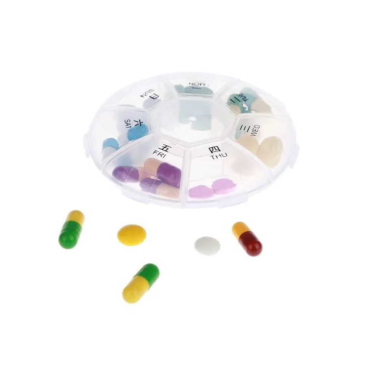 Прозрачная круглая таблетка для путешествий в японском стиле пожилых людей |