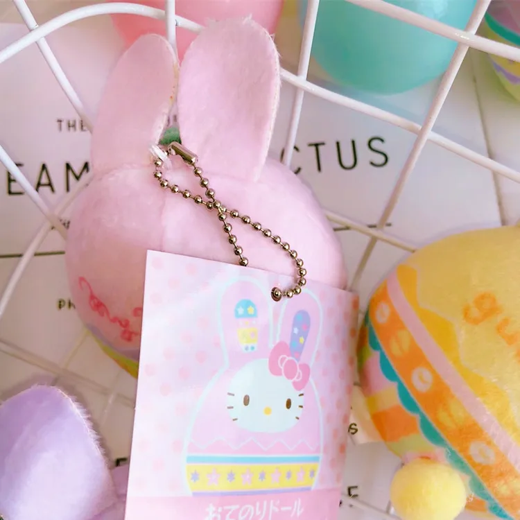 Мультфильм рисунок «Hello Kitty» с рисунками из мультфильма «My Melody Cinnamoroll Собака пудинг собака персонажи Little Twin Stars ленивое яйцо сумка для ключей Подвеска для детей Подарки